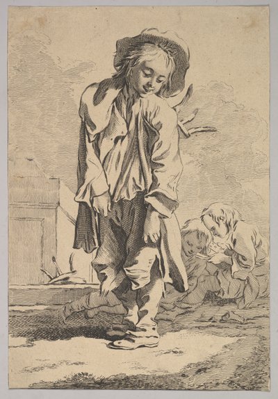 Von oben nach unten fegen von Jacques Philippe Le Bas
