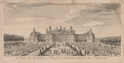 Schloss Chambord von den Gärten aus von Jacques Rigaud