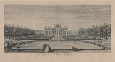 Schloss von Berny aus den Gärten von Jacques Rigaud
