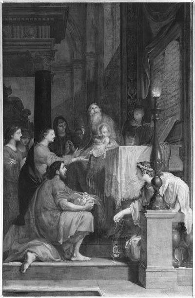Darstellung im Tempel von Jacques Stella