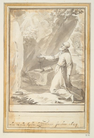 Der heilige Philipp betet von Jacques Stella