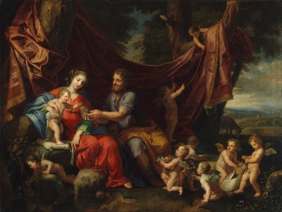 Die Rast auf der Flucht nach Ägypten von Jacques Stella