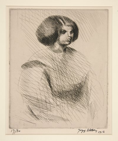 Die kleine Mulattin von Jacques Villon