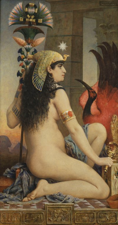Ägyptische Frau, 1875 von Jacques Wagrez