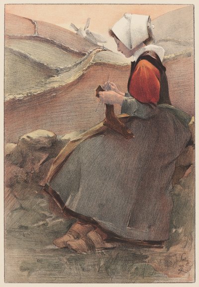 Fleur de Lande, 1897 von Jacques Wely