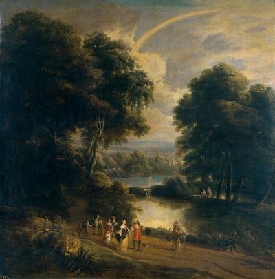 Landschaft entlang eines Flusses von Jacques d