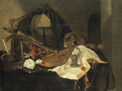 Vanitas Stillleben von Jacques de Claeuw