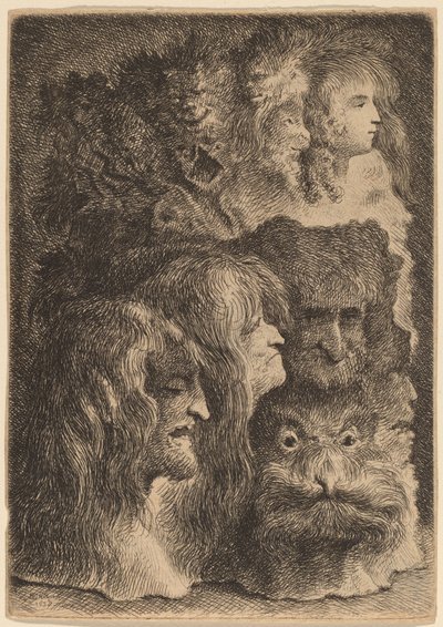 Fantastische Köpfe von Jacques de Gheyn III
