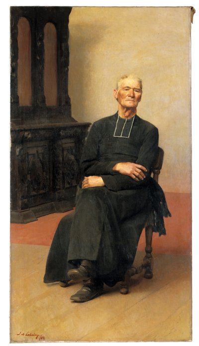 Porträt eines alten Priesters von Jacques de Lalaing
