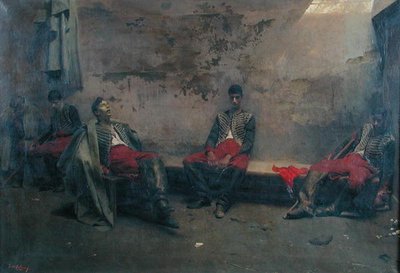 Kriegsgefangene, vor 1884 von Jacques de Lalaing