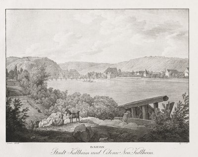 Bayern, Stadt Kellheim und Kolonie Neu-Kellheim von Jakob Alt