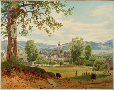 Das Städtchen Jablunkau im Teschner Kreis von Jakob Alt