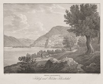 Niederösterreich, Schloss und Kloster Schönbühel von Jakob Alt