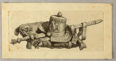 Vignette, Ein gesegnetes Schwert und Hut von Jakob Frey