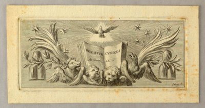 Vignette, die auf die Bibel verweist von Jakob Frey