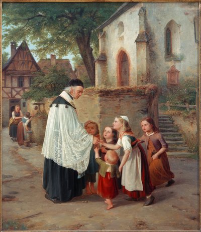 Der Dorfpfarrer von Jakob Fürchtegott Dielmann