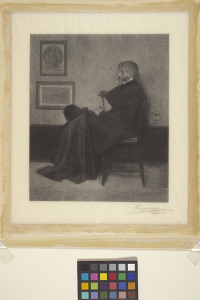 Thomas Carlyle von James Abbott McNeill (attr.to) Whistler