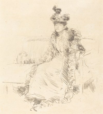 Eine sitzende Dame, 1893 von James Abbott McNeill Whistler