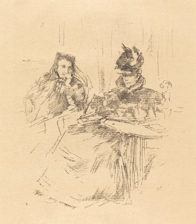 Nachmittagstee, 1897 von James Abbott McNeill Whistler