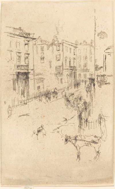 Alderney Street, ca. 1880-1881 von James Abbott McNeill Whistler