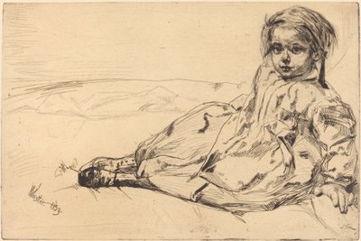 Bibi Valentin, 1859 von James Abbott McNeill Whistler