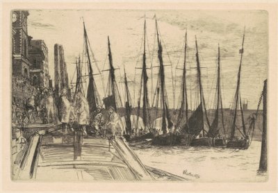 Billingsgate, 1859 von James Abbott McNeill Whistler