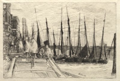 Billingsgate, 1859 von James Abbott McNeill Whistler