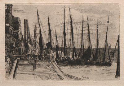 Billingsgate, 1859 von James Abbott McNeill Whistler