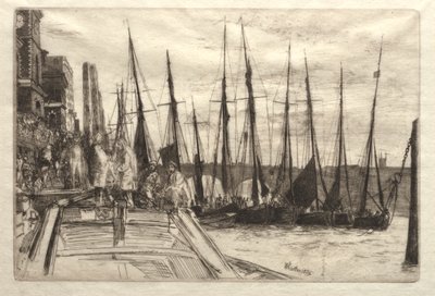 Billingsgate, 1859 von James Abbott McNeill Whistler