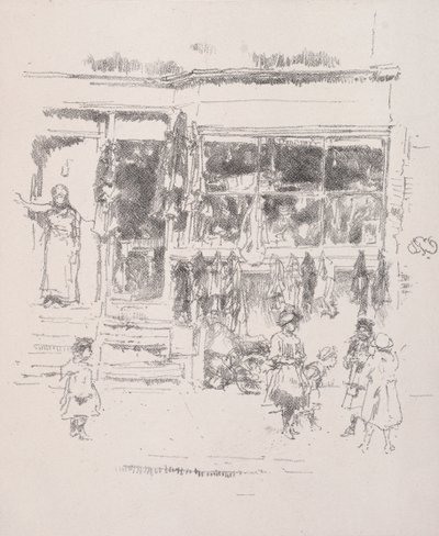Chelsea Lumpen, 1888 von James Abbott McNeill Whistler