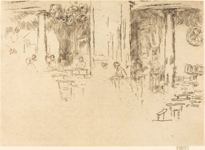 Kirche, Brüssel, 1887 von James Abbott McNeill Whistler