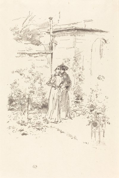 Vertrauen im Garten, 1894 von James Abbott McNeill Whistler