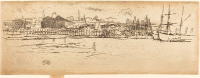 Trockendock, Southampton von James Abbott McNeill Whistler