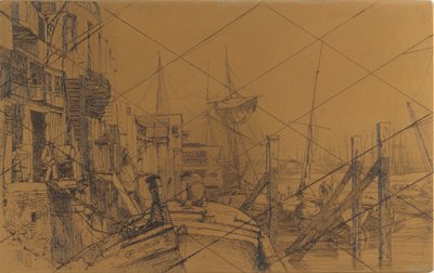 Radierplatte: Limehouse, 1859 von James Abbott McNeill Whistler