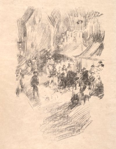 Jahrmarkt, Lyme-Regis, 1895 von James Abbott McNeill Whistler