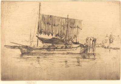 Fischerboot, 1880 von James Abbott McNeill Whistler