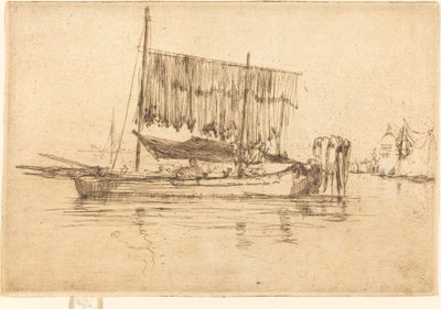 Fischerboot von James Abbott McNeill Whistler