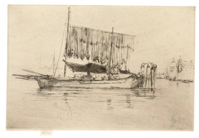 Fischerboot, 1879-80 von James Abbott McNeill Whistler