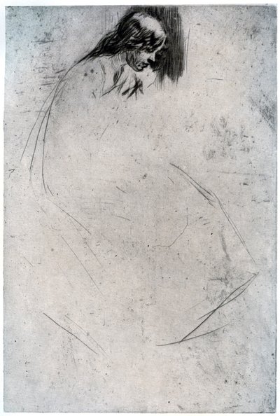 Fumettes geneigter Kopf, ca. 1859, 1904 von James Abbott McNeill Whistler