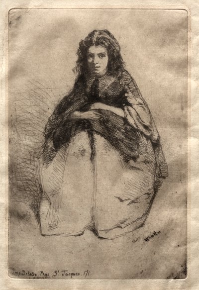 Fummette, 1858 von James Abbott McNeill Whistler