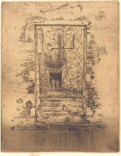 Garten, 1880 von James Abbott McNeill Whistler