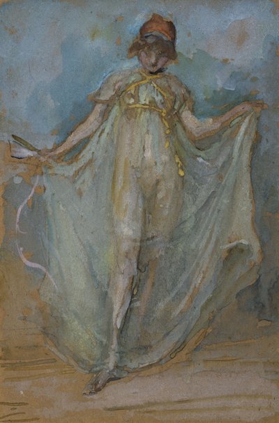 Grün und Gold, die Tänzerin von James Abbott McNeill Whistler