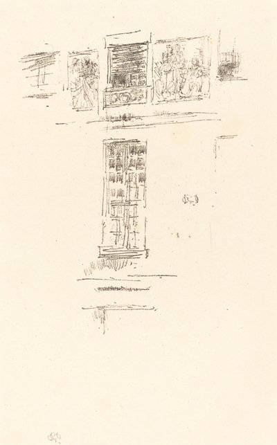 Hôtel Colbert, Fenster, 1891 von James Abbott McNeill Whistler
