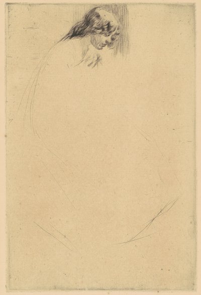 Jos gebeugter Kopf von James Abbott McNeill Whistler