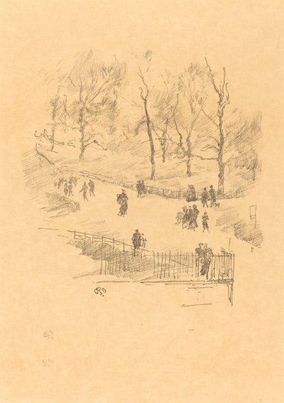 Kensington Gardens, 1896 von James Abbott McNeill Whistler