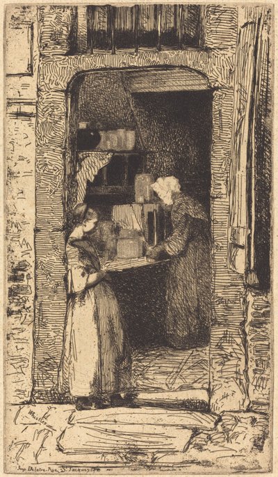 Die Senfhändlerin, 1858 von James Abbott McNeill Whistler