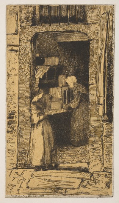 Die Senfhändlerin von James Abbott McNeill Whistler