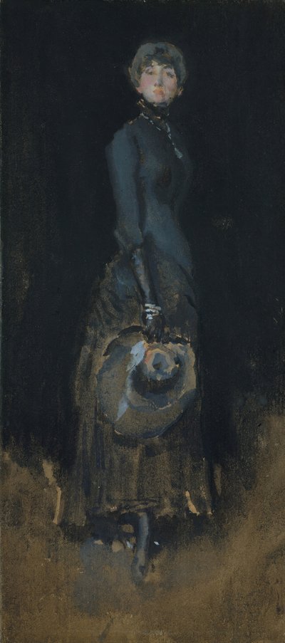 Dame in Grau, ca. 1883 von James Abbott McNeill Whistler