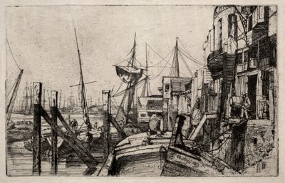 Limehouse, 1859 von James Abbott McNeill Whistler