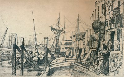 Limehouse, 1859, 1904 von James Abbott McNeill Whistler